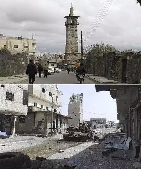 叙利亚战争前后对比照片，这些画面让人扎心！