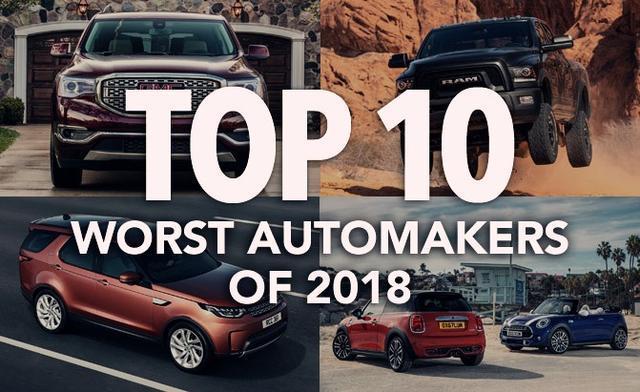 《消费者报告》发布2018年最差汽车品牌, 2个上榜品牌在中国卖疯