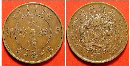 钱币收藏指南——光绪元宝大清铜币