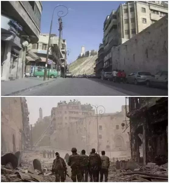 叙利亚战争前后对比照片，这些画面让人扎心！