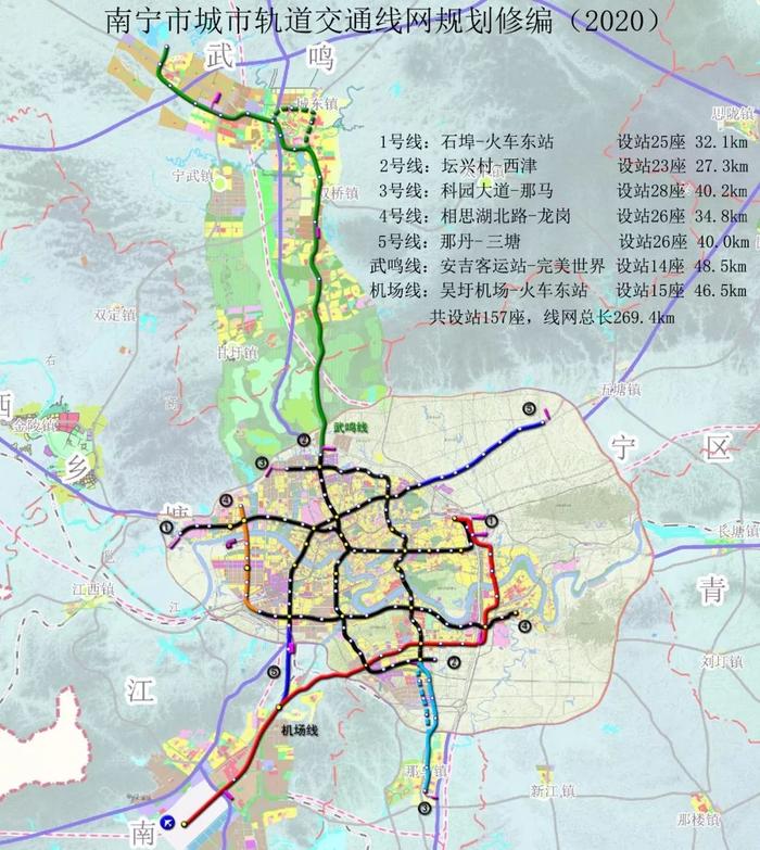 南宁地铁5号线首座车站顺利封顶！3、4号线也有好消息！