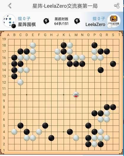 LeelaZero与星阵七番棋精彩回顾