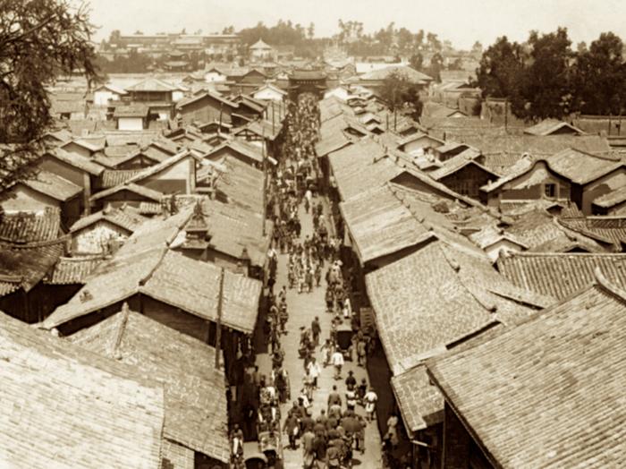 老照片：滇池西山夜月，云南昆明1928年