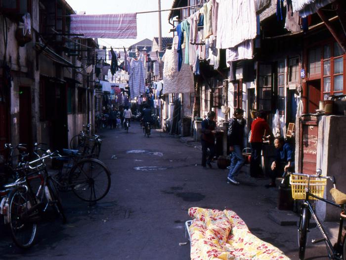 老照片：上海老城生活，八十年代末的南市区