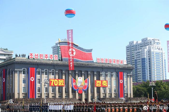 朝鲜今日举行国庆70周年阅兵仪式   海陆空精锐部队接受检阅