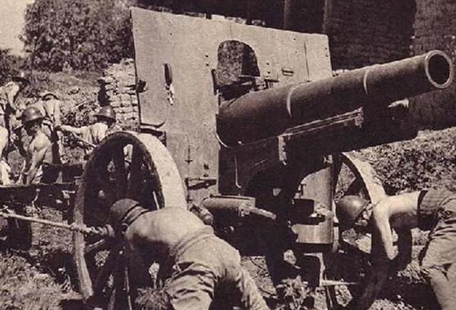 日本陆军六年研制这款重型火炮, 武汉战役被国军德国大炮狂虐!