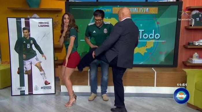 德国0比1后的蝴蝶效应: 女主播被踢翘臀, 墨西哥地震局加班