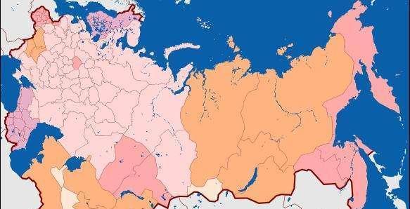 四张地图, 两分钟读懂俄罗斯怎么从小国变成巨无霸
