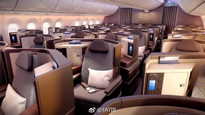 南航A350全舱采用德国Recaro座椅