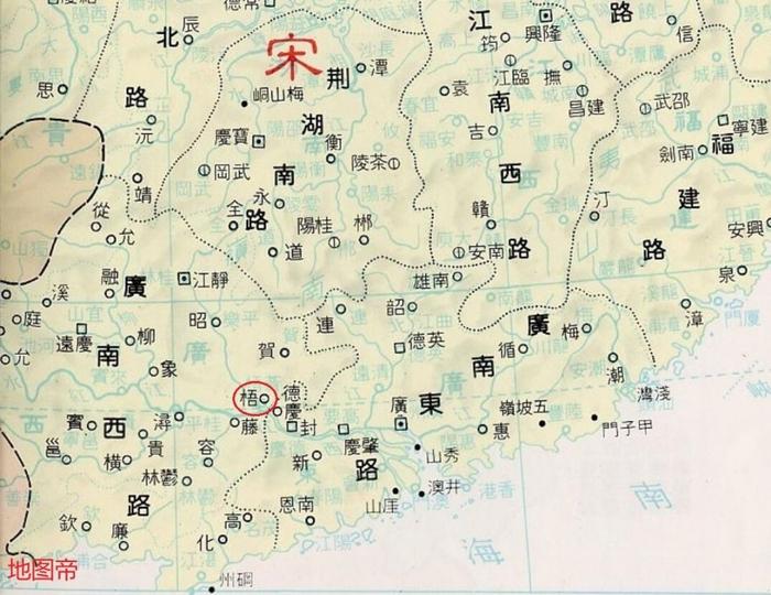 河南河北 湖南湖北 山东山西分界清晰，广东广西以何分界？