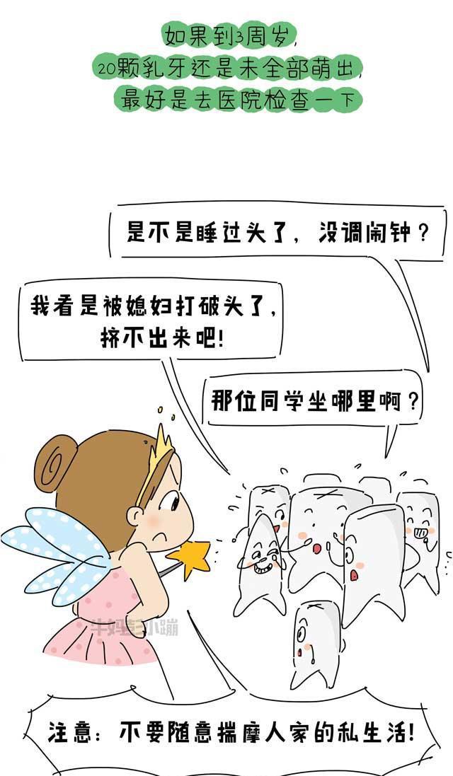 乳牙？恒牙？六龄牙？科普牙齿的那些事【漫画】