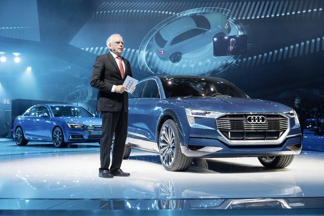 2020年奥迪预计推出3款新能源汽车，其中一款为概念SUV的量产版