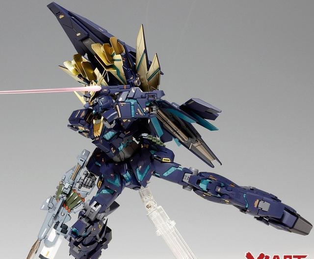 高达模型 MG RX-0全武装报丧女妖 改造喷涂