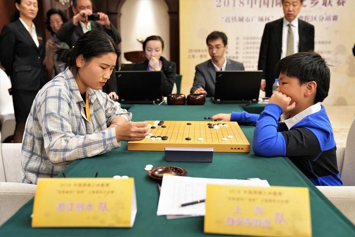 围棋之乡普陀站邱峻上阵 上海静安胜浙江丽水