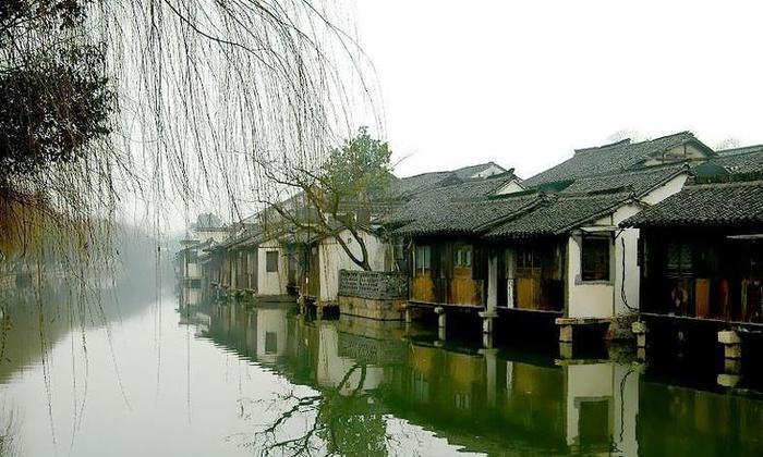 小桥流水人家, 江南水乡一幅朦胧、古朴的水墨画!