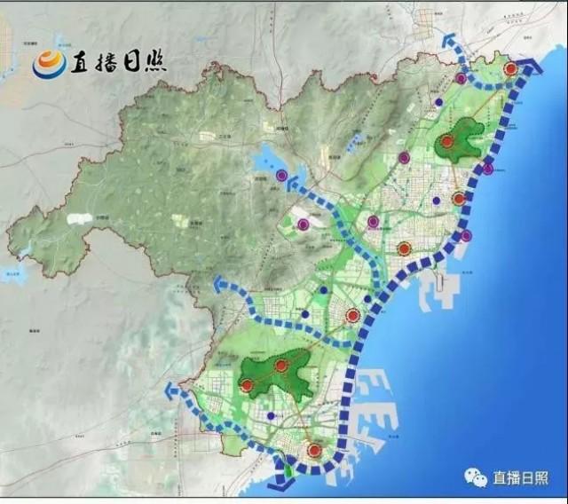 （2017-2035年）日照最新城市总体规划！快看看你家处于啥区位？