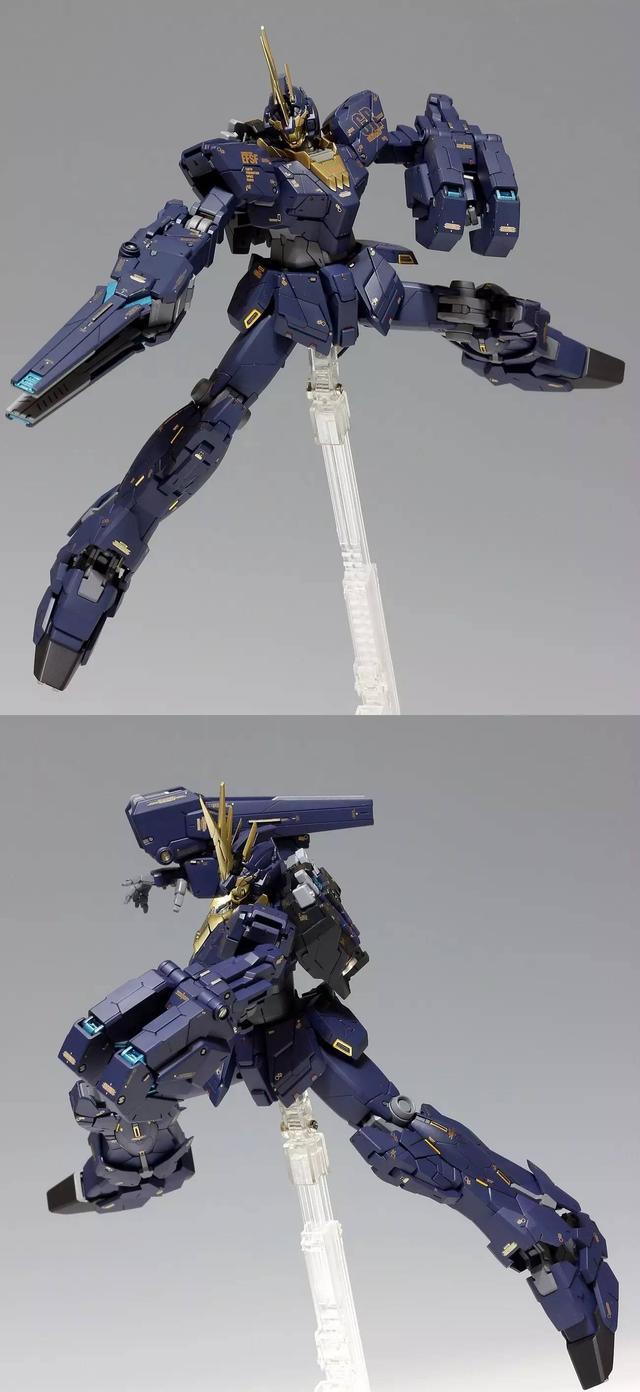 高达模型 MG RX-0全武装报丧女妖 改造喷涂