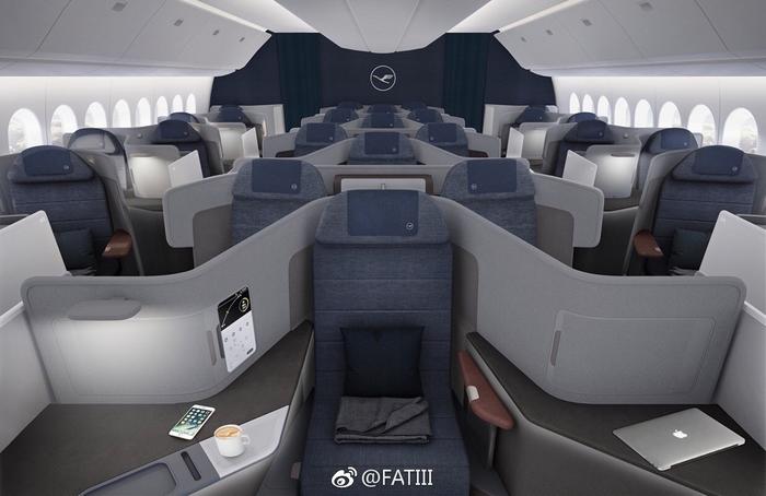 南航A350全舱采用德国Recaro座椅