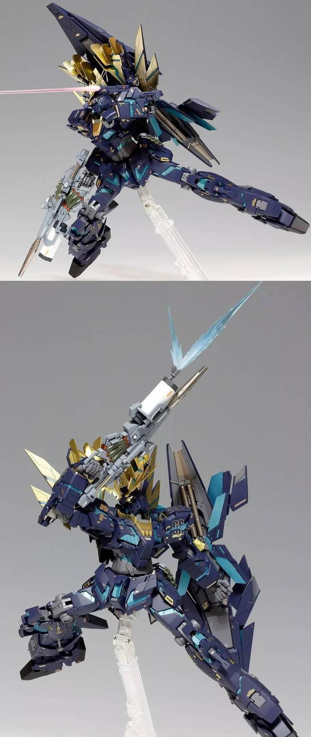 高达模型 MG RX-0全武装报丧女妖 改造喷涂