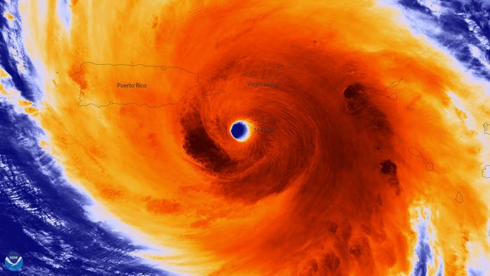 NASA公开美国惨状：2017年最惨痛飓风季，热带雨林吹成荒地！
