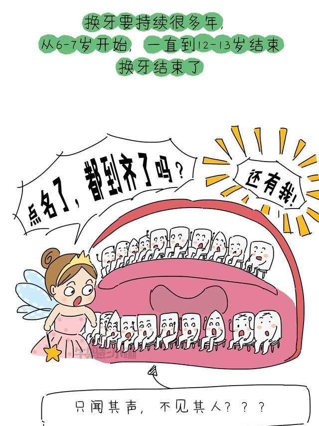 乳牙？恒牙？六龄牙？科普牙齿的那些事【漫画】
