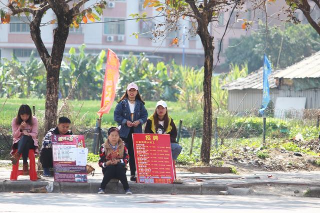 东莞招工现场看到的情景，再没有当年上百人争一个岗位的壮观场面