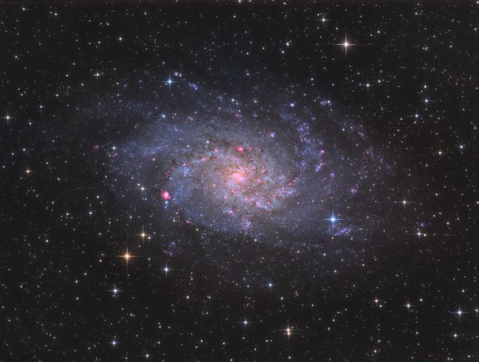 ZWO天文相机系列之M33星系天文同好摄影作品拍摄展示