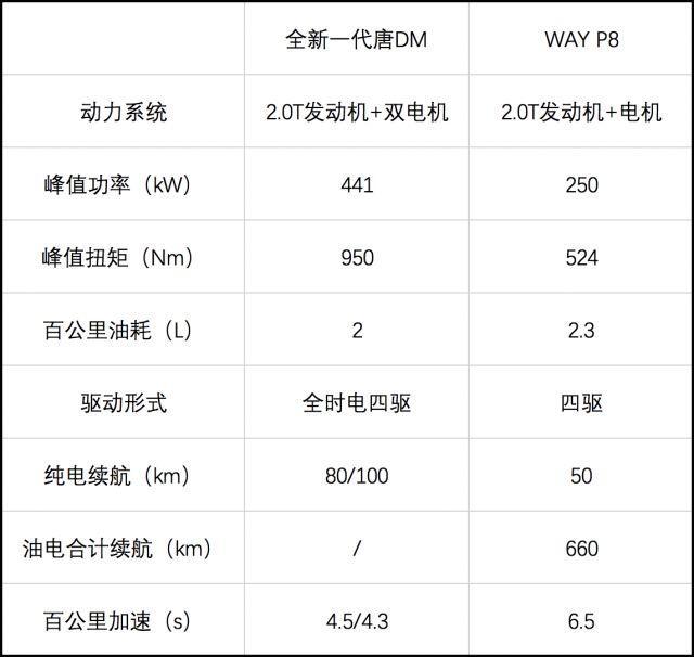 WEY P8、全新一代唐DM，谁才是插混一哥？