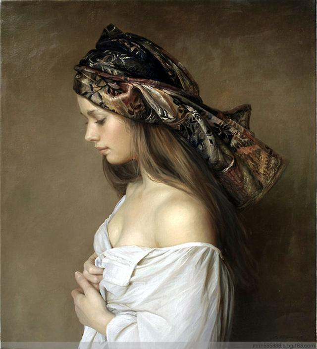 油画欣赏 | 俄罗斯油画中的美女，细腻恬静之美