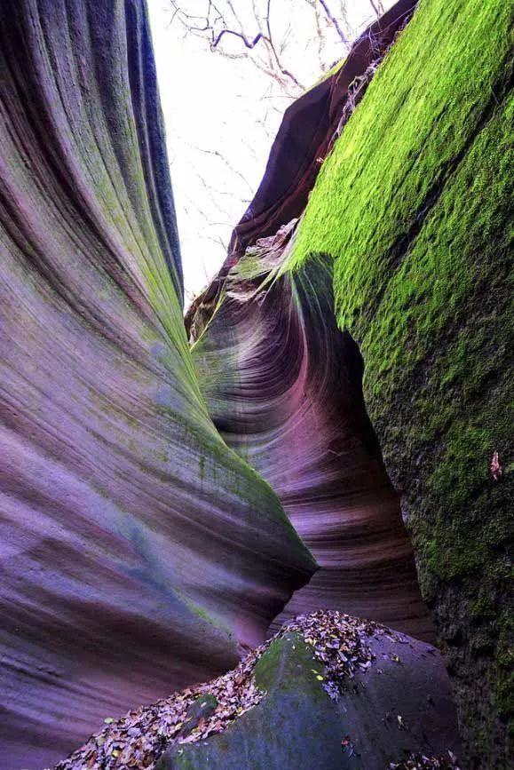 安塞大峡谷，人迹罕至，一派原始神秘的自然风光！