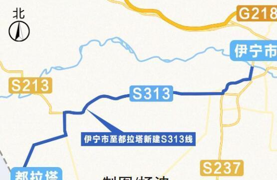 新疆新建S313线察县段公路正式通车，出行越来越方便啦！