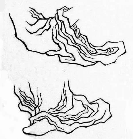 难得一见，传统的白描技法——国画十八描