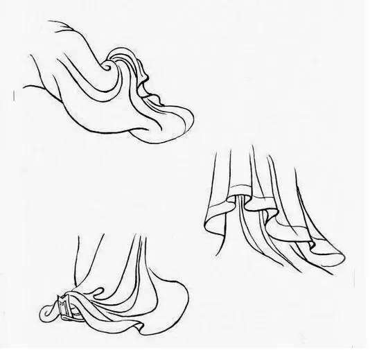 难得一见，传统的白描技法——国画十八描