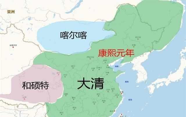 6张疆域变化图，带你看清朝是如何从零开始一统中原的！