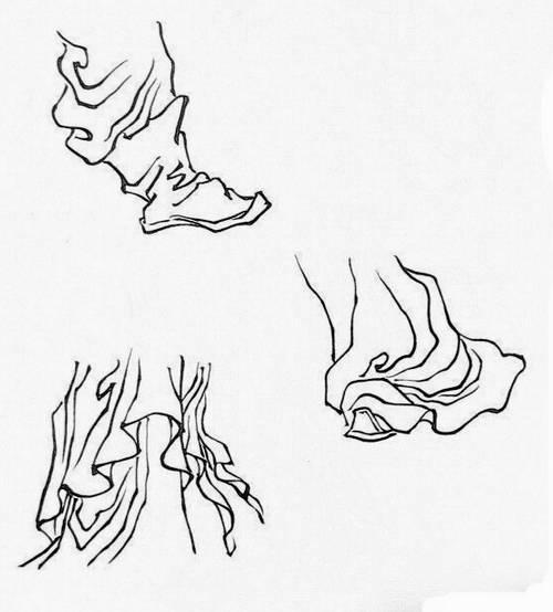 难得一见，传统的白描技法——国画十八描