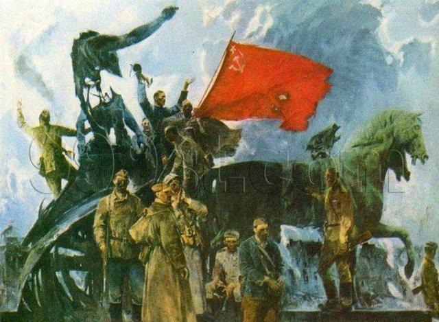 二战的硝烟-述说苏联时期卫国战争油画赏析（论文与组图）
