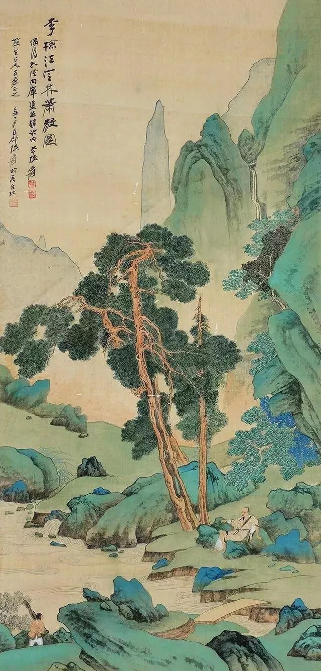 不愧为中国的国宝，青绿山水名画传世作品汇萃