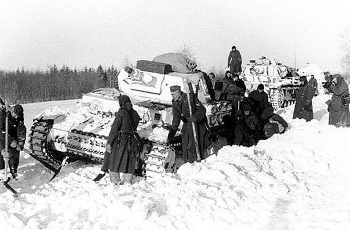 莫斯科战役（41年10月～12月10日）德坦克及人员损失情况