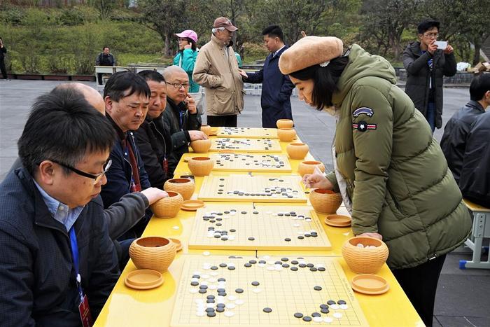 百里杜鹃百盘争艳 女子围甲毕节站指导棋