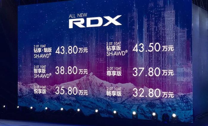 广汽讴歌全新RDX只要32.8万起；大众发布最新Tarok概念皮卡