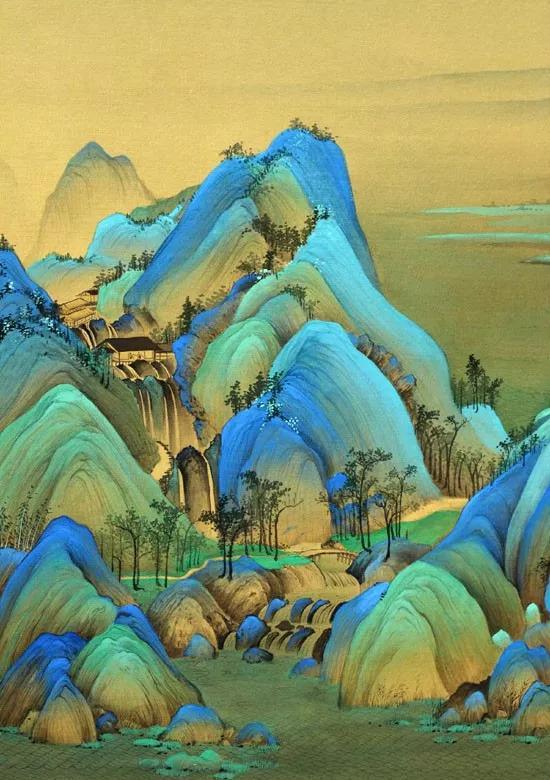 不愧为中国的国宝，青绿山水名画传世作品汇萃