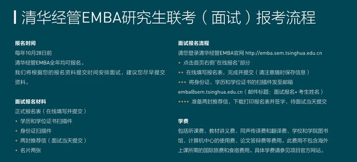 清华大学EMBA从学生到课程—>全面解析