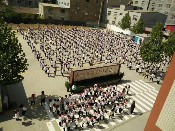 河南：新郑市龙湖镇柏树刘小学“一周一校”展示获赞