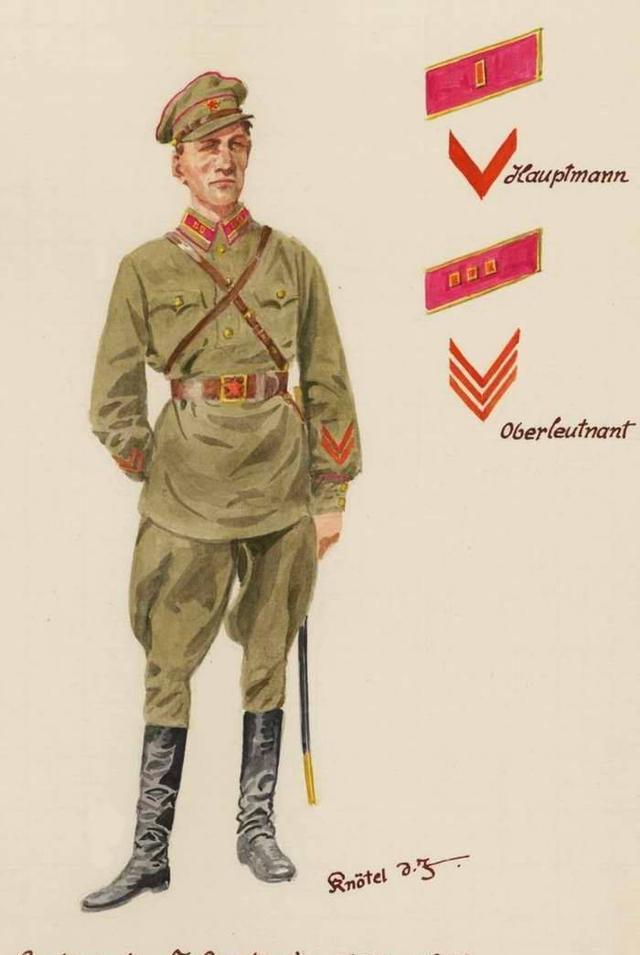 一个德国人眼里的苏联红军形象，居然有穿中山装的！