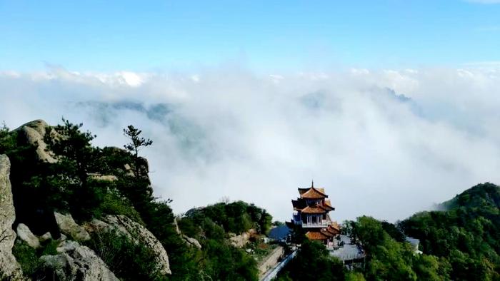 洛阳白云山，晨观日出，夜望星海，隐居做个活神仙