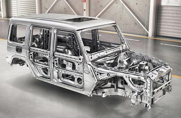 没白等！全新奔驰G级V8双涡轮增压+9AT，带钢铝混合车身