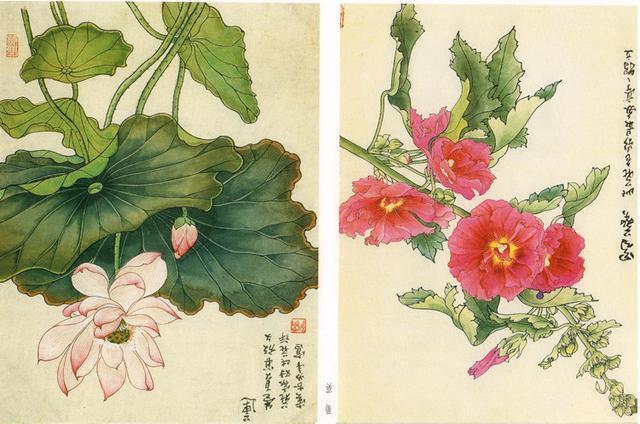 林清納作 花少女 肉筆油彩画　V502 林清納作 花少女 肉筆油彩画 V502 （Still Life: Flowers - Guan