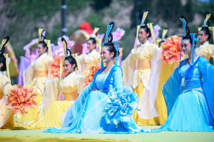 2018首届尧都民间祭拜尧帝大典在山西临汾尧都举行