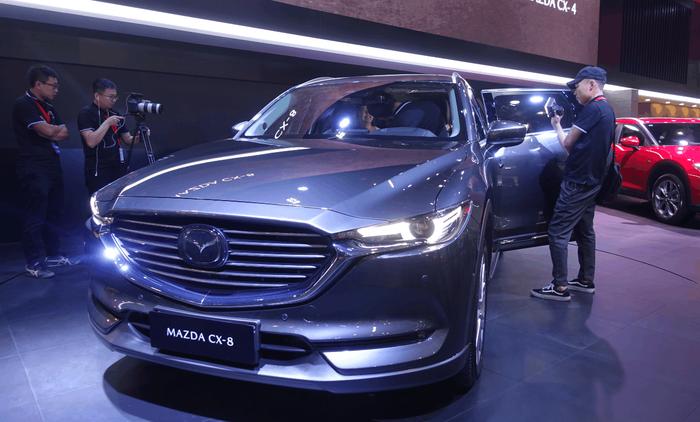 马自达CX-8正式亮相广州车展, 七座SUV中论颜值, 它谁都不服