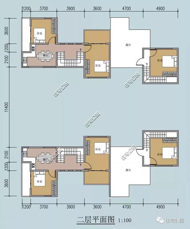 3套最美双拼农村别墅，家有2兄弟房子这样建超棒！第1套独栋也美